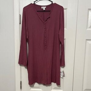 Jenni Ribbed Mauve Top